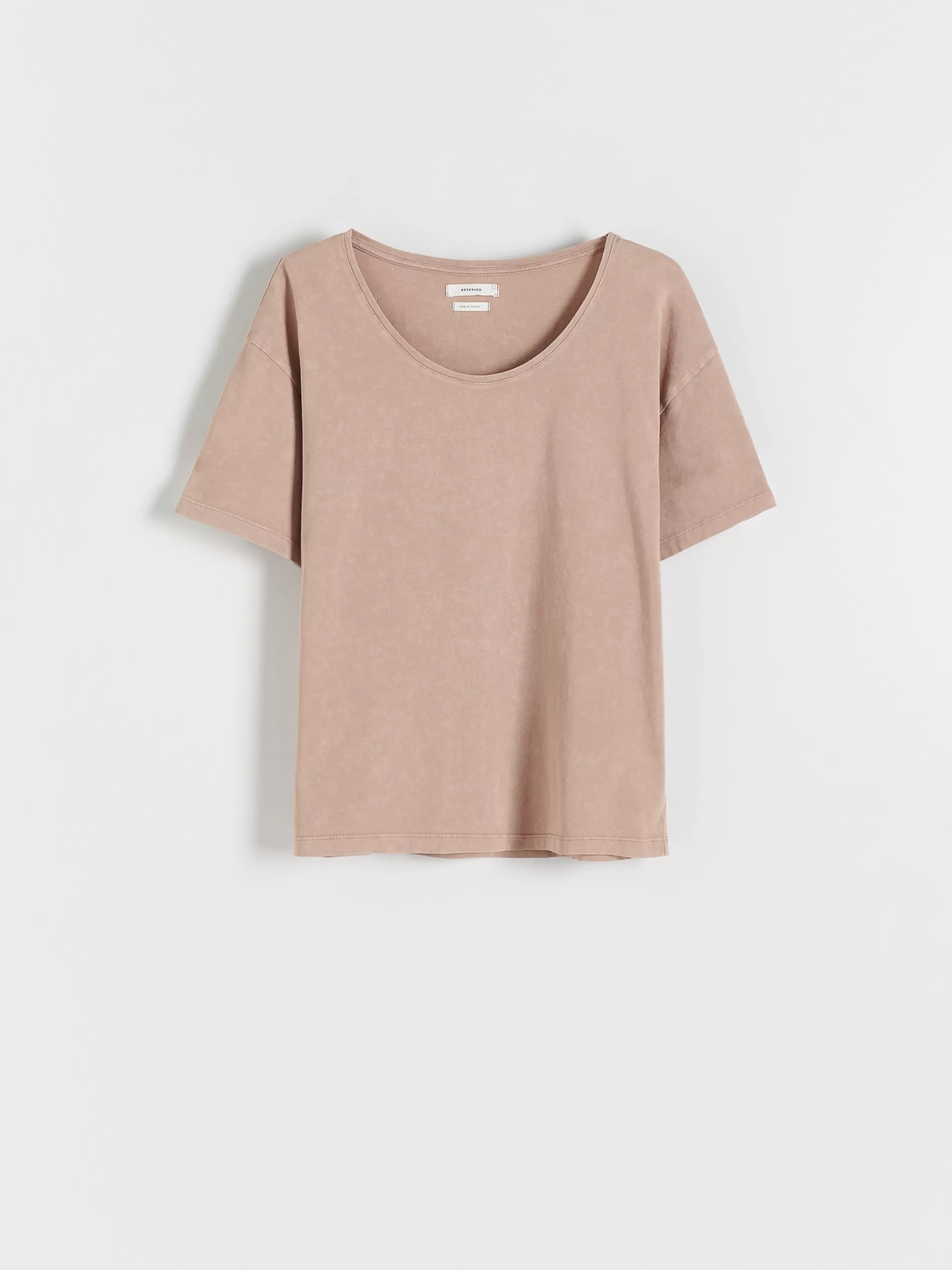 RESERVED Bawelniany T-Shirt Oversize