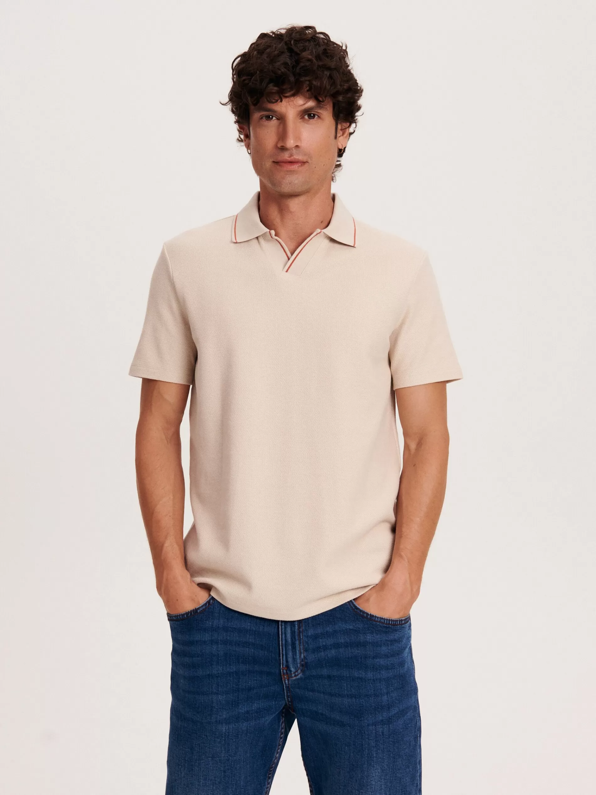 RESERVED Koszulka Polo Loose Fit